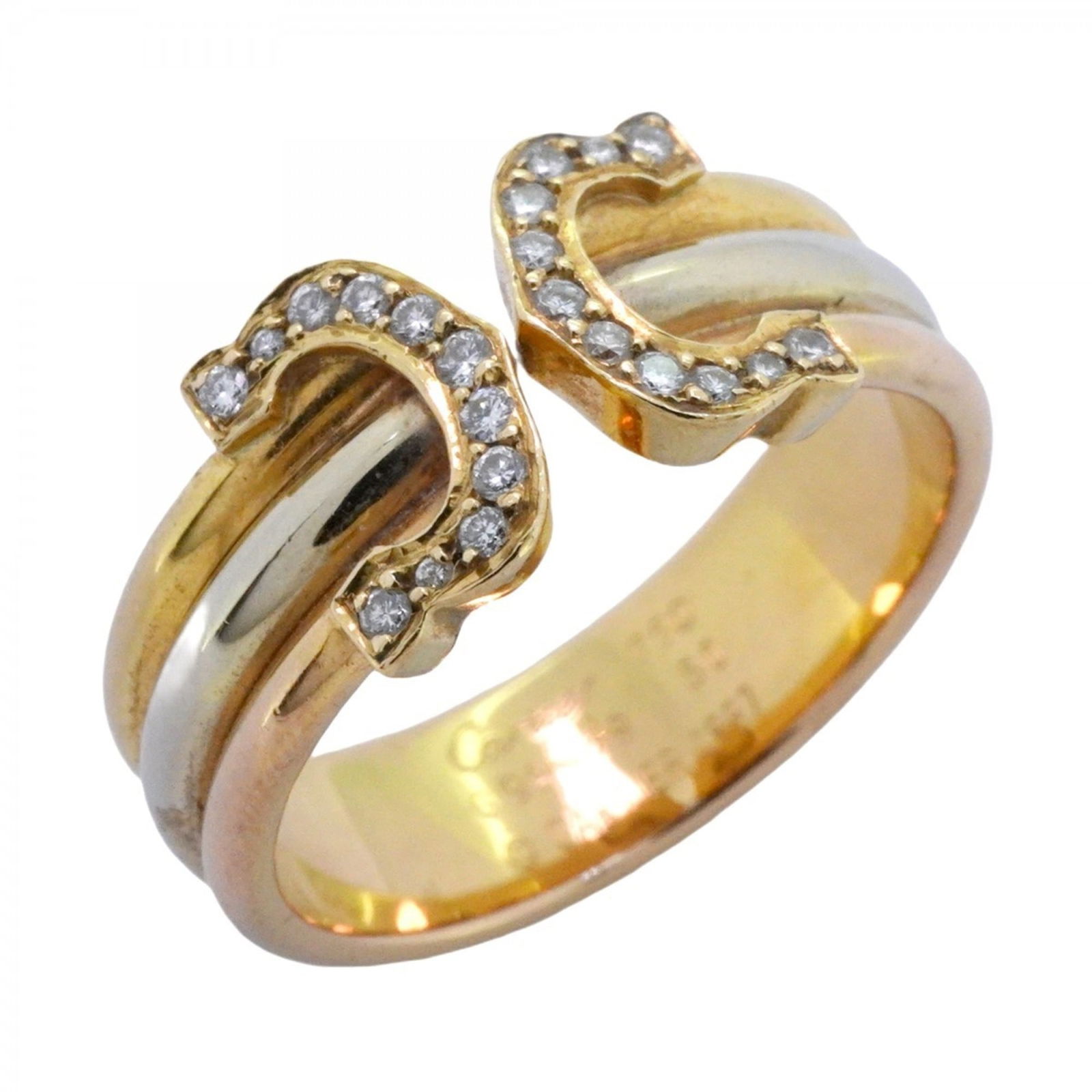 Yellow Gold (18K) - Cartier Band Ring Pink Gold (18K) - White Gold (18K): Yellow Gold (18K) - Cartier Band Ring Pink Gold (18K) - White Gold (18K) This listing features Yellow Gold (18K) - Cartier Band Ring Pink Gold (18K) - White Gold (18K). Item specifics are provided bel