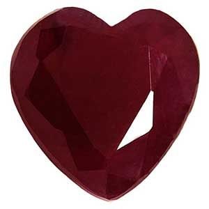 Loose Ruby Gemstone - Heart 1.03ct Red SI: Loose Ruby Gemstone - Heart 1.03ct Red SI This listing features Loose Ruby Gemstone - Heart 1.03ct Red SI. Item specifics are provided below. Item Specifics: Type: Ruby Carat: 1.03 Cut: Faceted Color: