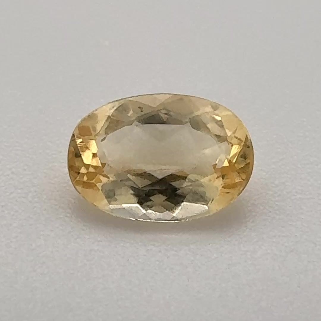 Loose Topaz Gemstone - Oval 1.05ct Yellow SI (1 of 1)