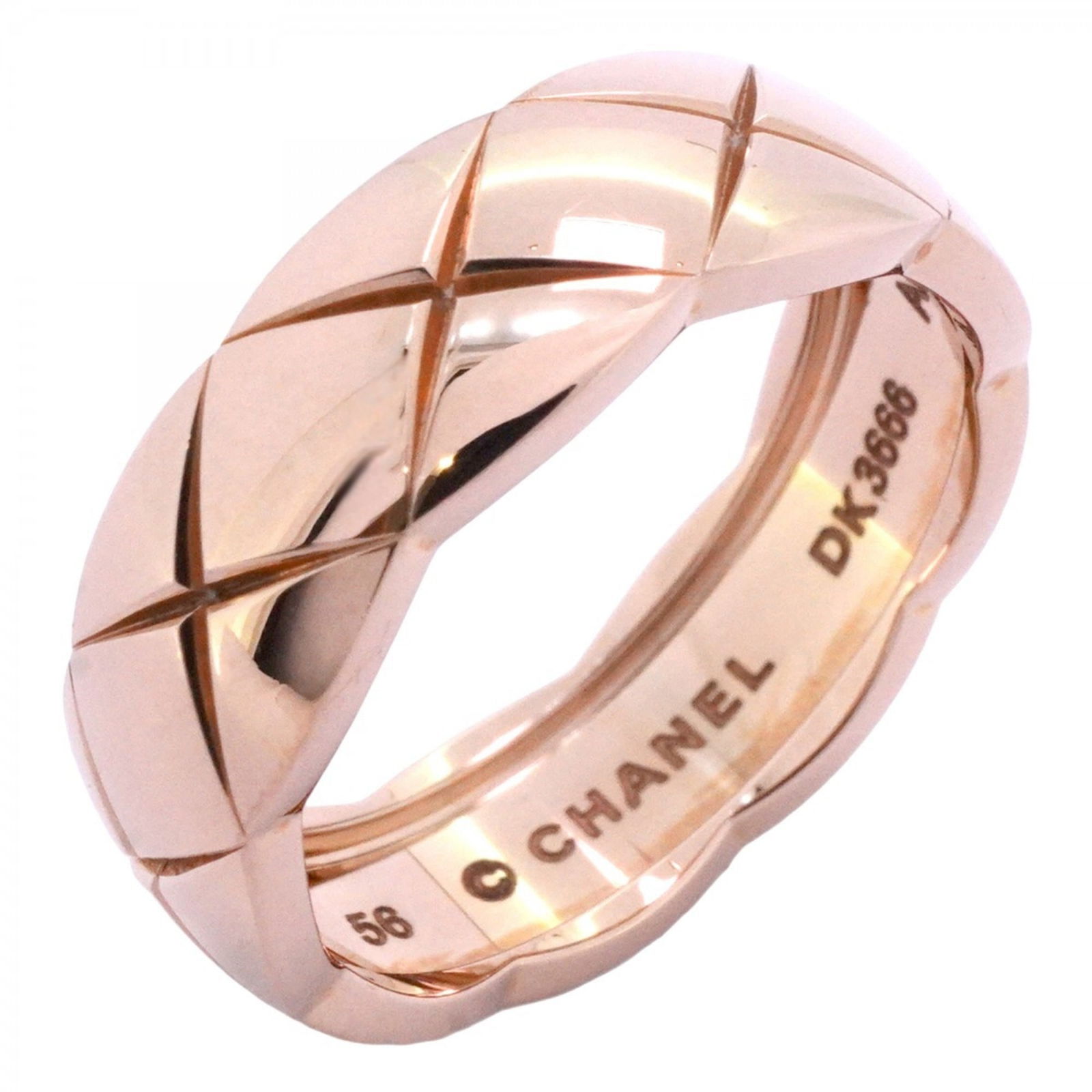 (18K) Chanel Band Ring Pink Gold: (18K) Chanel Band Ring Pink Gold This listing features (18K) Chanel Band Ring Pink Gold. Item specifics are provided below. Item Specifics: Brand: Chanel Type: Band Ring Gender: Men,Women Material: