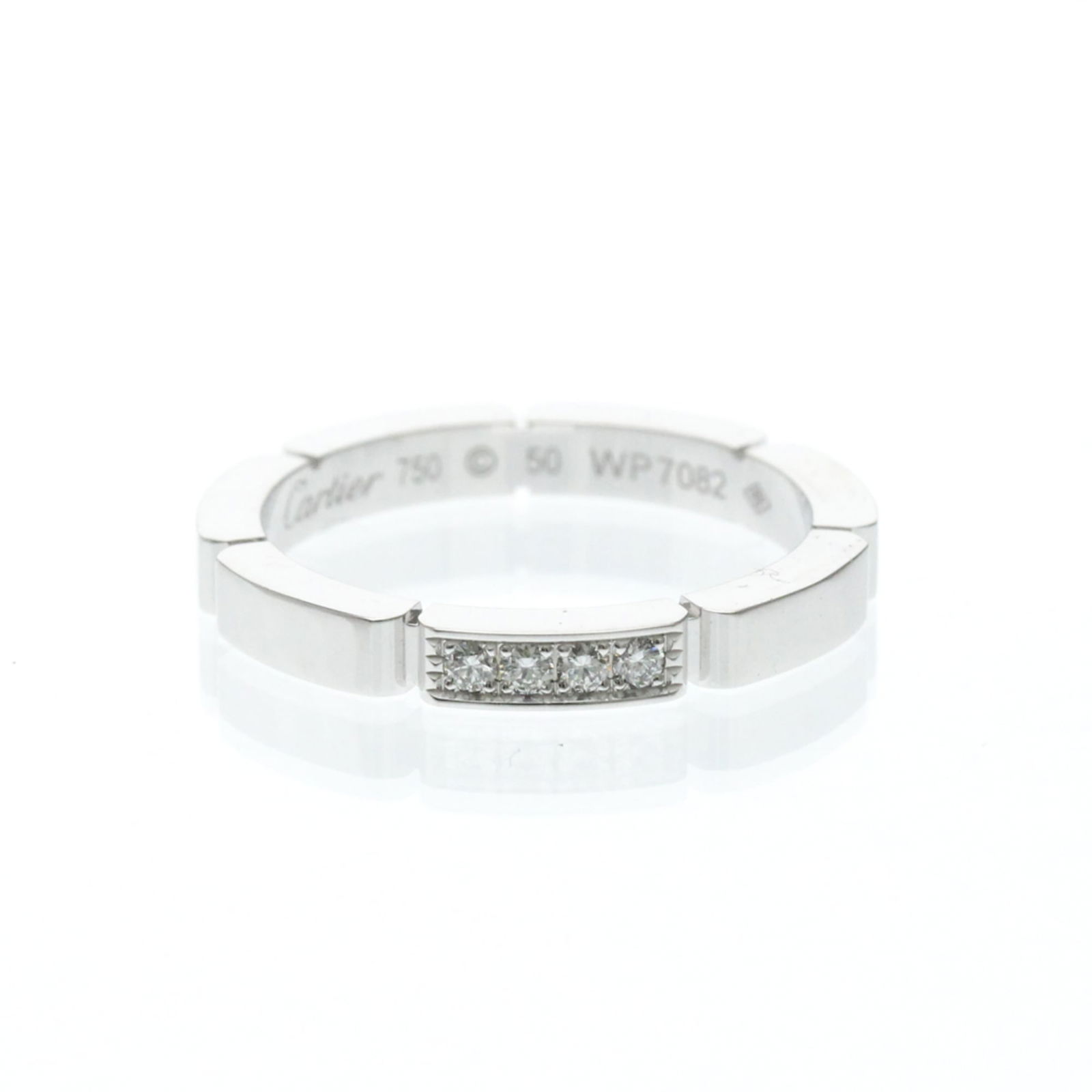 (18K) Cartier Band Ring White Gold: (18K) Cartier Band Ring White Gold This listing features (18K) Cartier Band Ring White Gold. Item specifics are provided below. Item Specifics: Brand: Cartier Type: Band Ring Style: Fashion Gender: Me