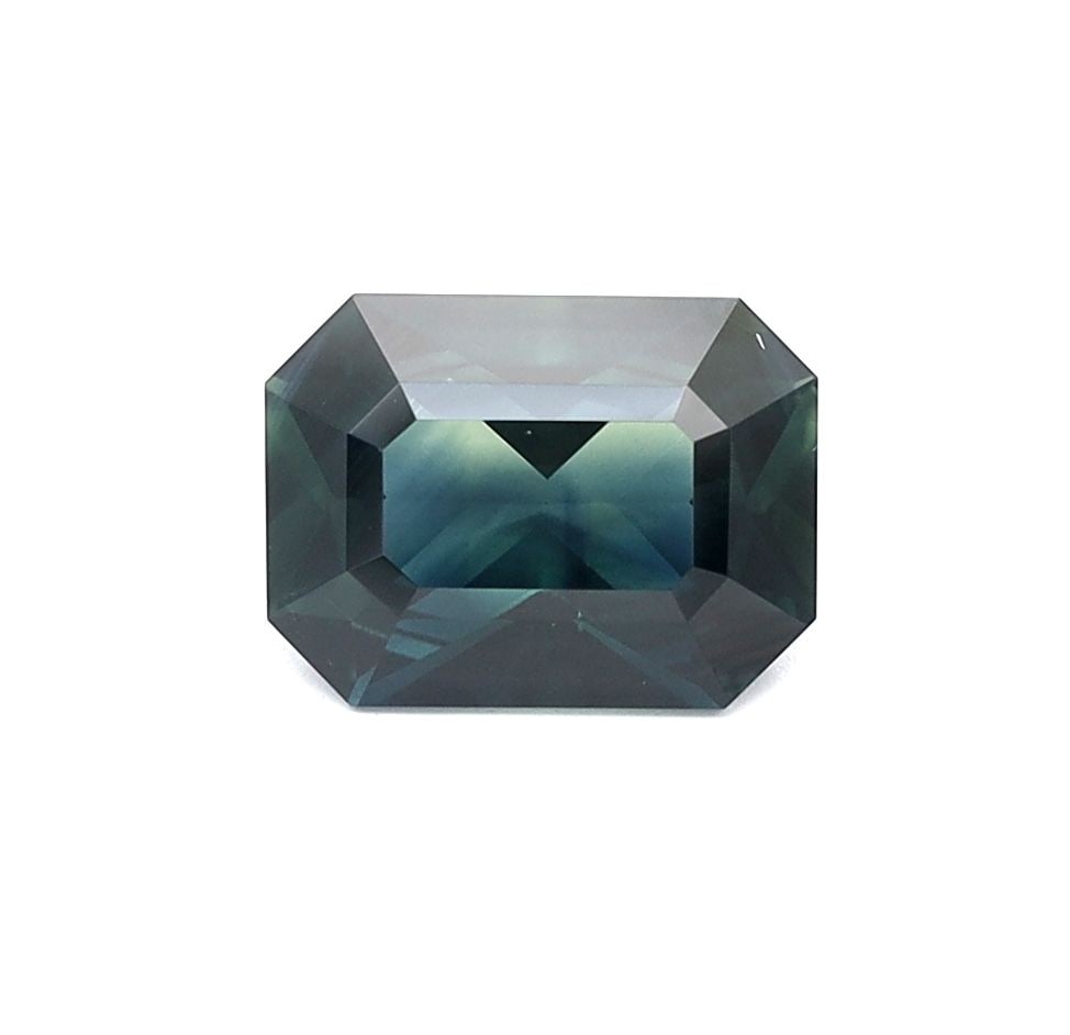 Loose Sapphire Gemstone - Emerald 1.46ct Blue EC (1 of 1)