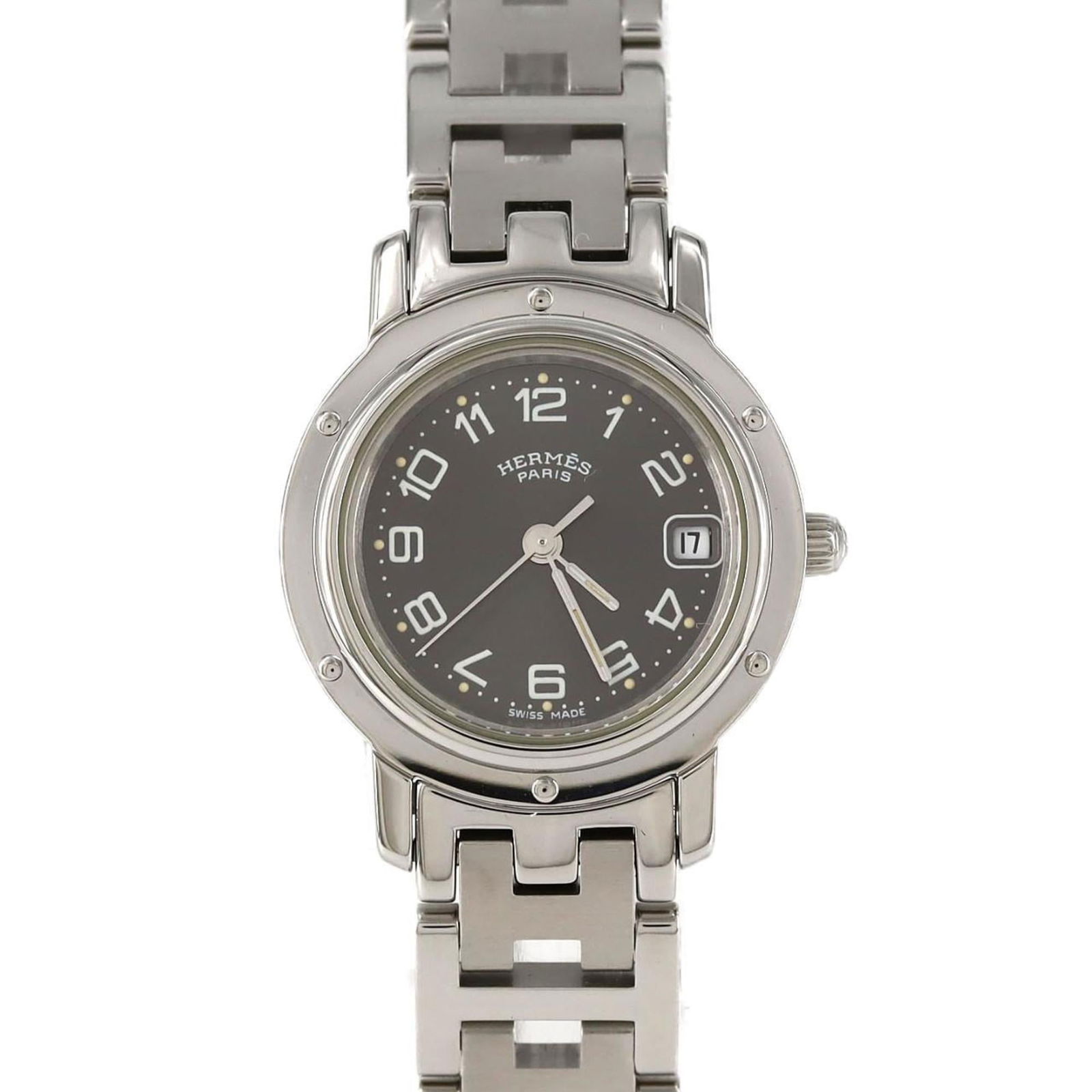 Wristwatch Hermes: Wristwatch Hermes This listing features Wristwatch Hermes. Item specifics are provided below. Item Specifics: Brand: Hermes Type: Wristwatch Gender: Women Material (Case): Stainless Steel Material (Ba