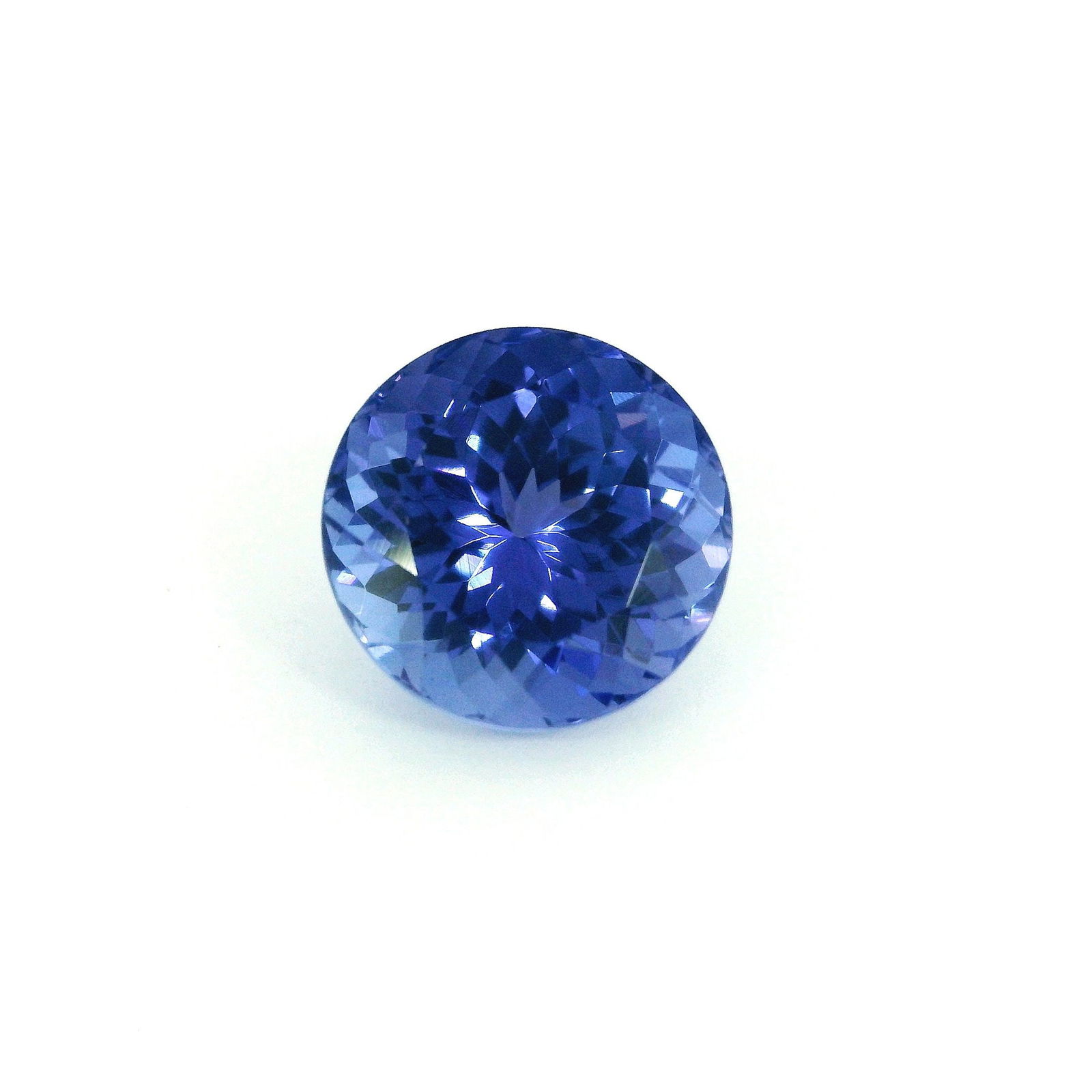Loose Tanzanite Gemstone - GSI Round 3.93ct Blue EC (1 of 1)