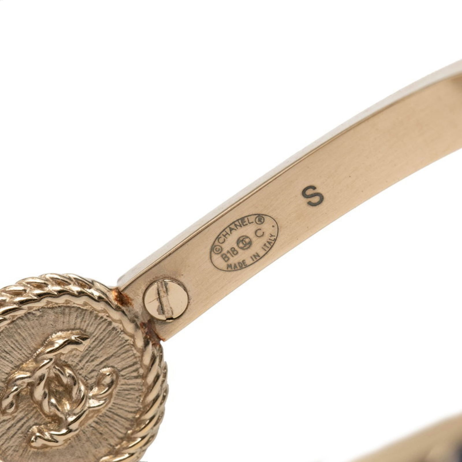 Leather Chanel Bangle - 4