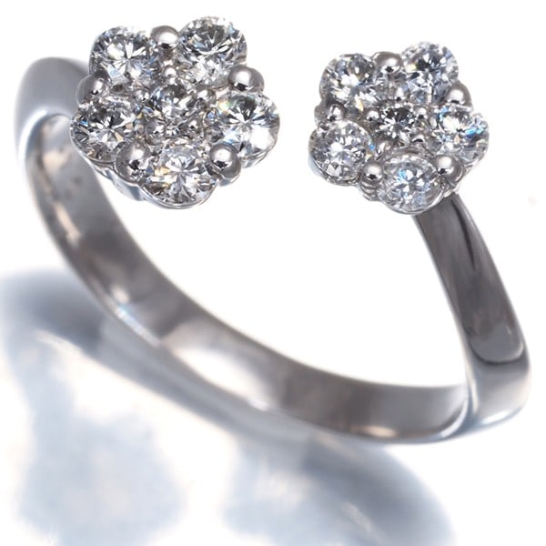 Gold Diamond 0.43Ct Flower Ring 18K 750 White: Gold Diamond 0.43Ct Flower Ring 18K 750 White This listing features Gold Diamond 0.43Ct Flower Ring 18K 750 White. Item specifics are provided below. Item Specifics: Country Of Origin: Japan Metal: Wh
