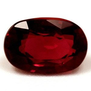 Loose Ruby Gemstone - GIA Oval 1.51ct Red SI (1 of 1)