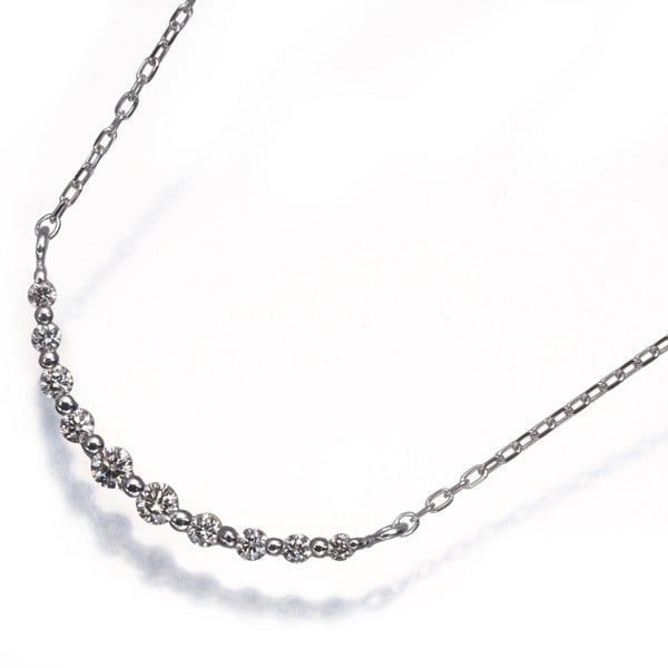 Gold Vendome Necklace Diamond Lueur 10K 416 White (1 of 5)