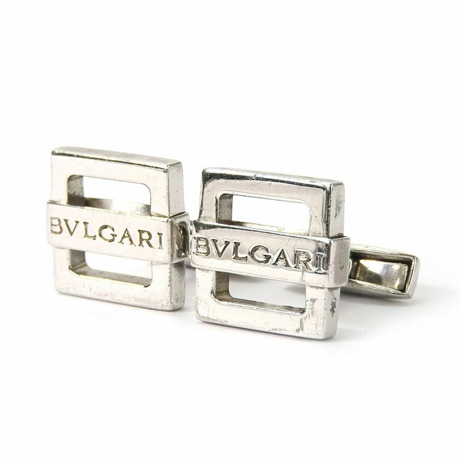 925 Bvlgari Stud/ Button Silver