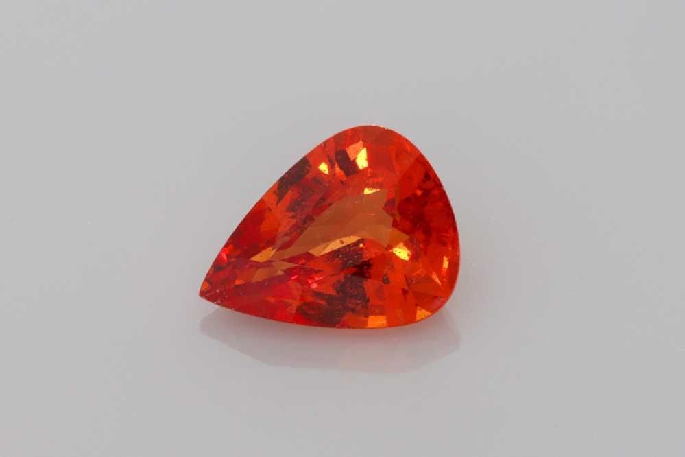 Loose Sapphire Gemstone - Pear 2.19ct Orange EC (1 of 1)
