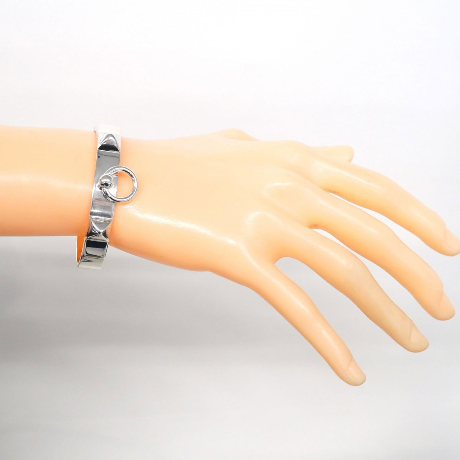 925 Hermes Bangle Silver - 6