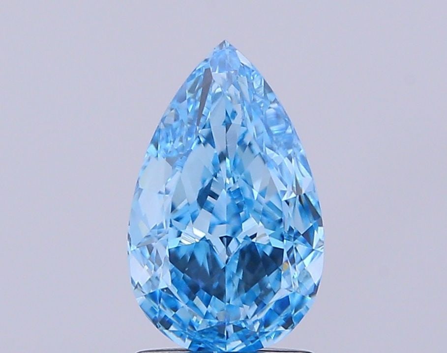 Loose Lab Diamond - IGI Pear 1.97ct Fancy Vivid Blue VVS2: Loose Lab Diamond - IGI Pear 1.97ct Fancy Vivid Blue VVS2 This listing features Loose Lab Diamond - IGI Pear 1.97ct Fancy Vivid Blue VVS2. Item specifics are provided below. Item Specifics: Source: Th