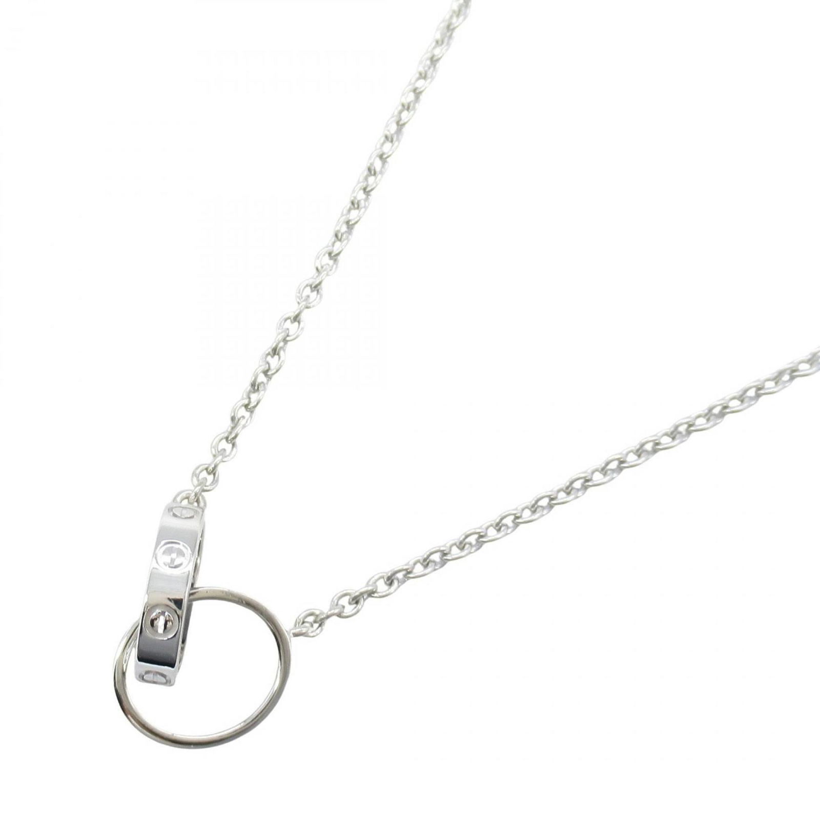 B7212500 - Cartier Baby Love Necklace - 18K White Gold - for Men and Women - Silver: B7212500 - Cartier Baby Love Necklace - 18K White Gold - for Men and Women - Silver This listing features B7212500 - Cartier Baby Love Necklace - 18K White Gold - for Men and Women - Silver. Item spec