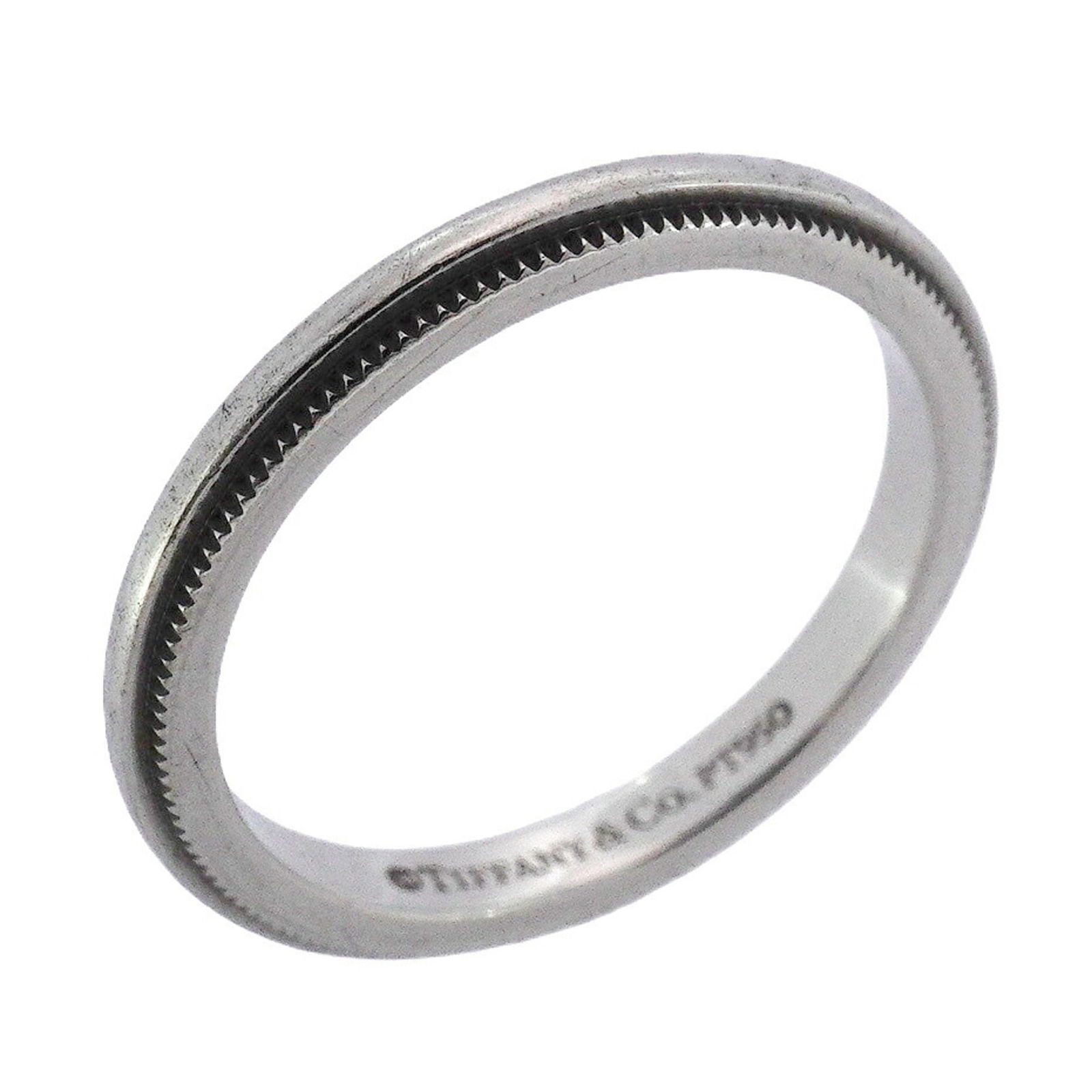 950 Tiffany Band Ring Platinum: 950 Tiffany Band Ring Platinum This listing features 950 Tiffany Band Ring Platinum. Item specifics are provided below. Item Specifics: Brand: Tiffany Type: Band Ring Gender: Women Material: Platinum