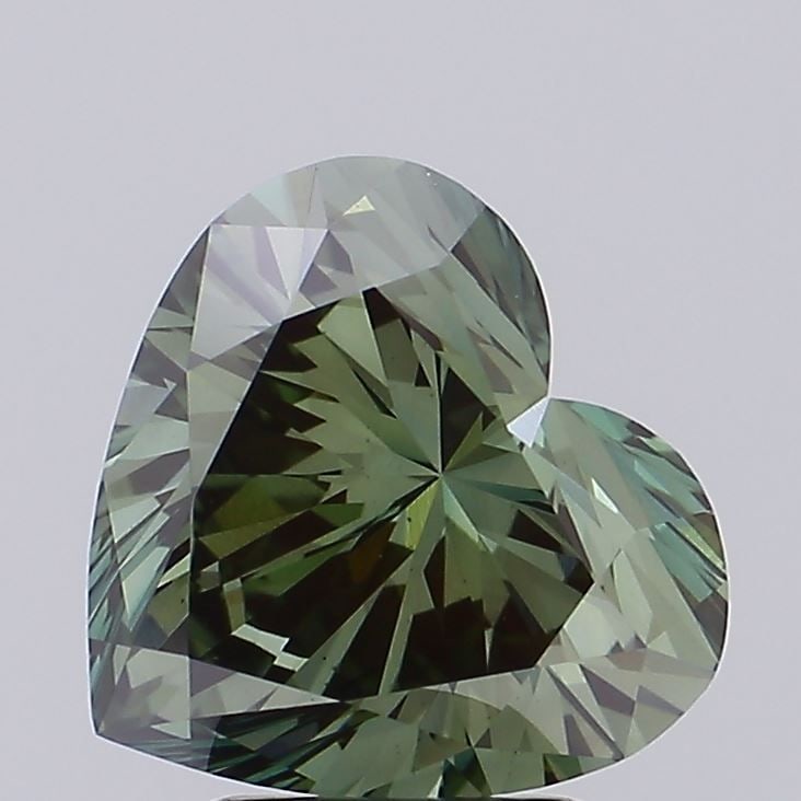 Loose Lab Diamond - IGI Heart 3.28ct Fancy Deep Gray Green VS1: Loose Lab Diamond - IGI Heart 3.28ct Fancy Deep Gray Green VS1 This listing features Loose Lab Diamond - IGI Heart 3.28ct Fancy Deep Gray Green VS1. Item specifics are provided below. Item Specifics: