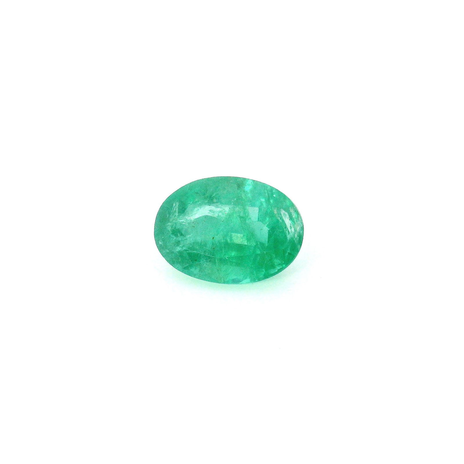 Loose Emerald Gemstone - GSI Oval 1.2ct Green MI (1 of 1)