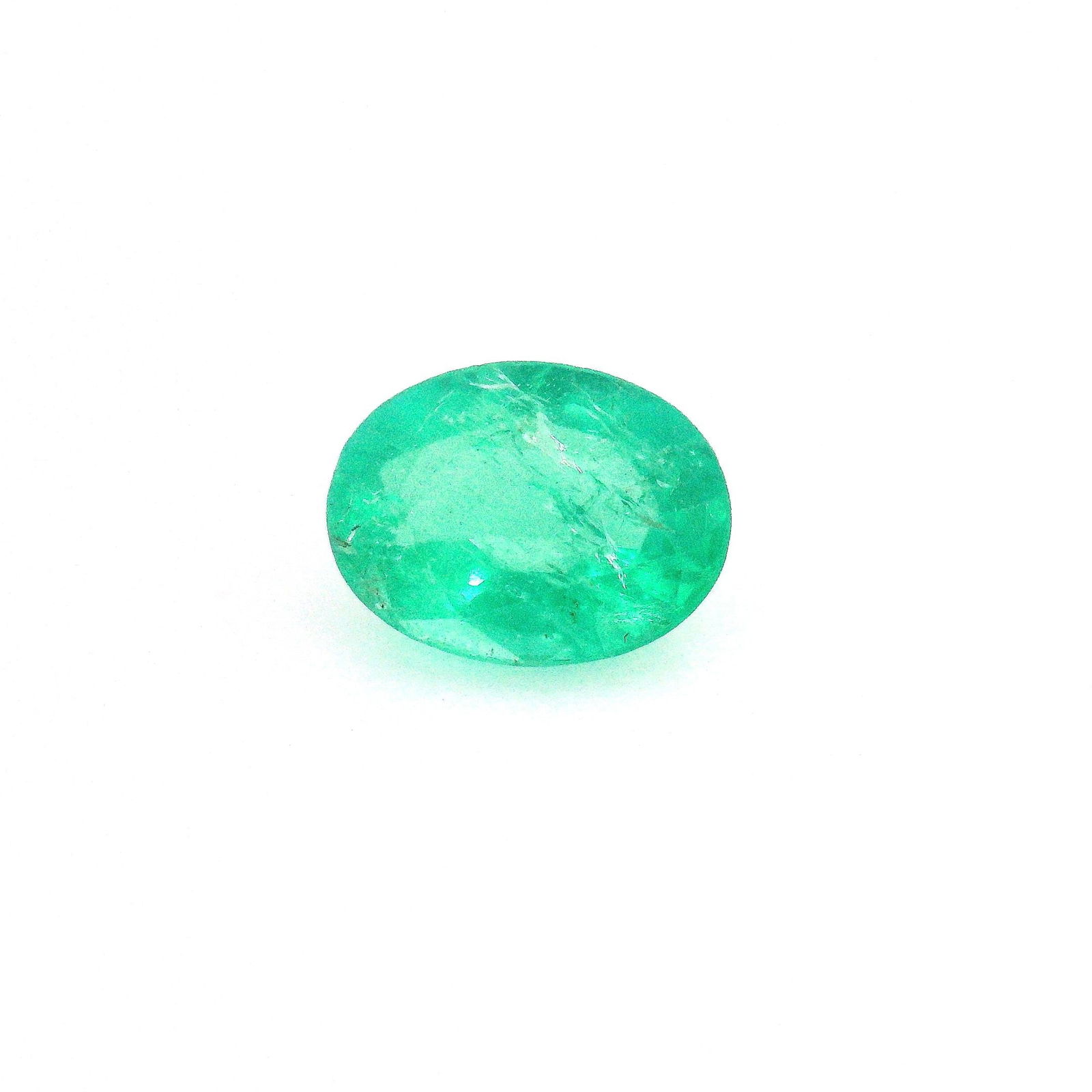 Loose Emerald Gemstone - GSI Oval 1.74ct Green MI (1 of 1)