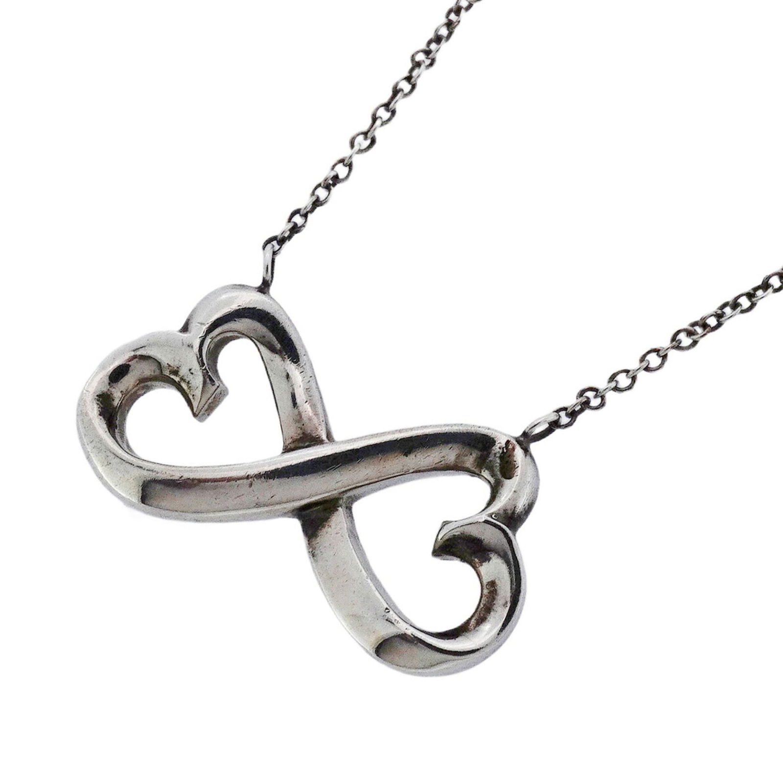Women Tiffany Double Loving Heart Necklace in Silver 925 for: Women Tiffany Double Loving Heart Necklace in Silver 925 for This listing features Women Tiffany Double Loving Heart Necklace in Silver 925 for. Item specifics are provided below. Item Specifics: Bran