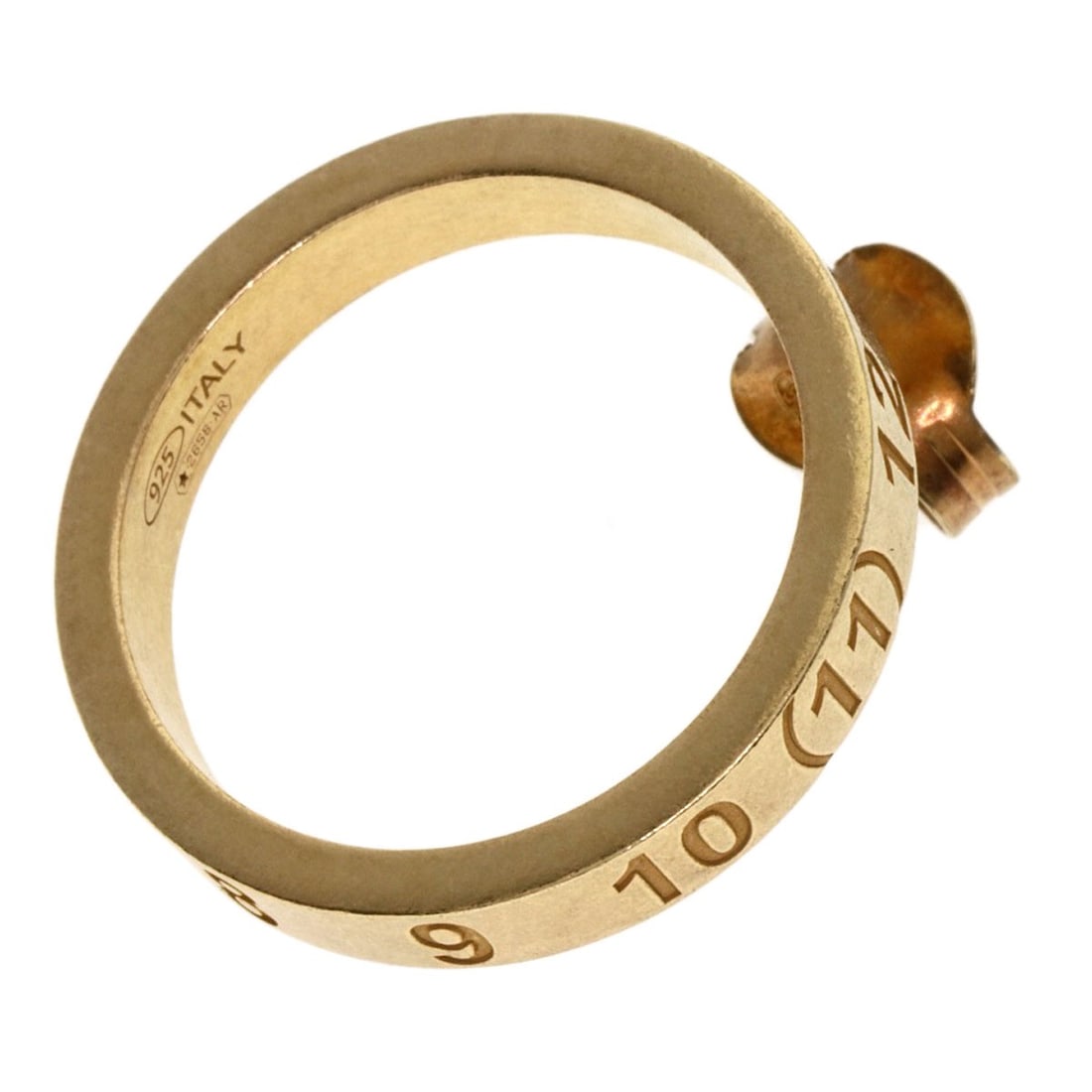 Silver MaisonMargiela Numbering for one ear earring: Silver MaisonMargiela Numbering for one ear earring This listing features Silver MaisonMargiela Numbering for one ear earring. Item specifics are provided below. Item Specifics: Brand: