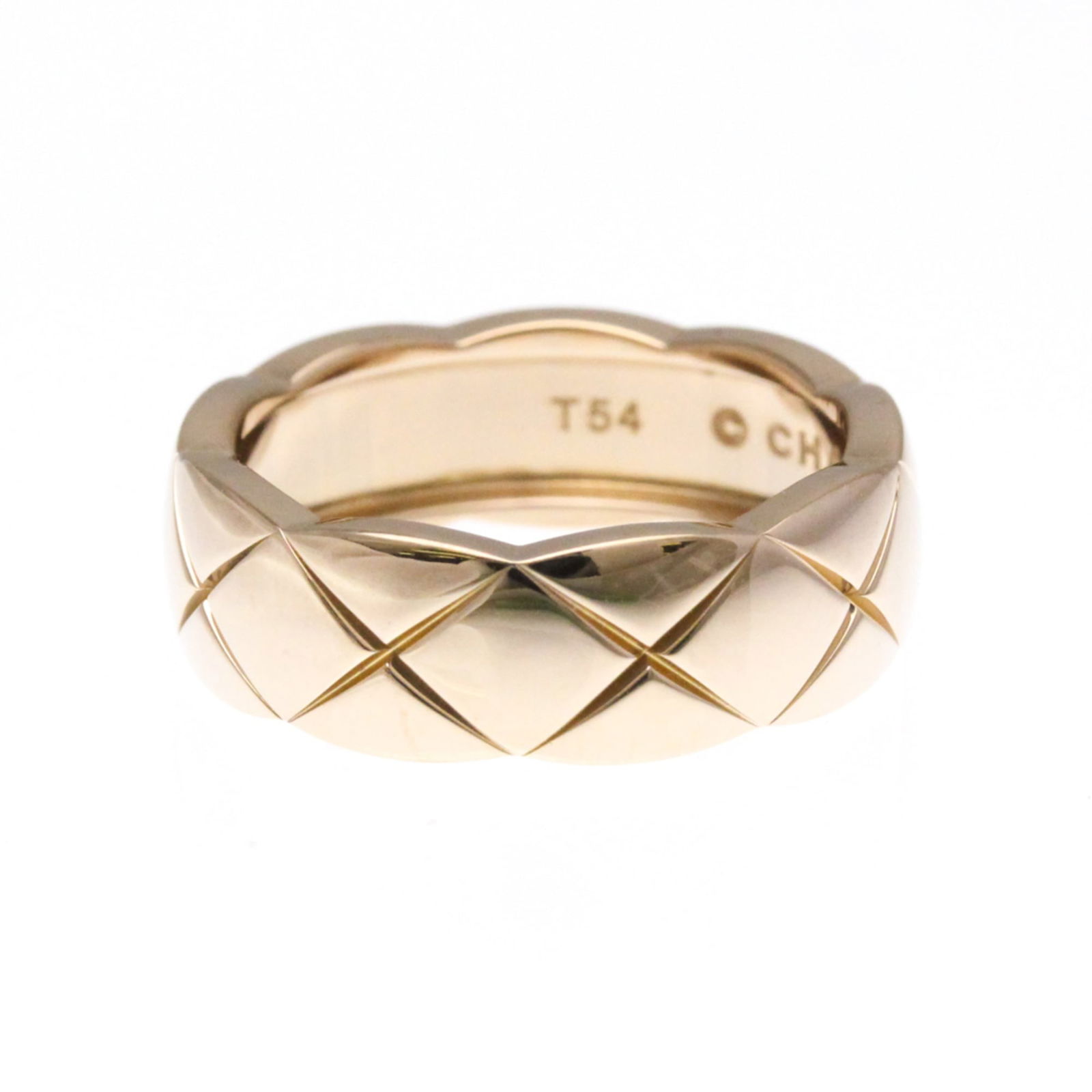 (18K) Chanel Band Ring Pink Gold: (18K) Chanel Band Ring Pink Gold This listing features (18K) Chanel Band Ring Pink Gold. Item specifics are provided below. Item Specifics: Brand: Chanel Type: Band Ring Style: Fashion Gender: