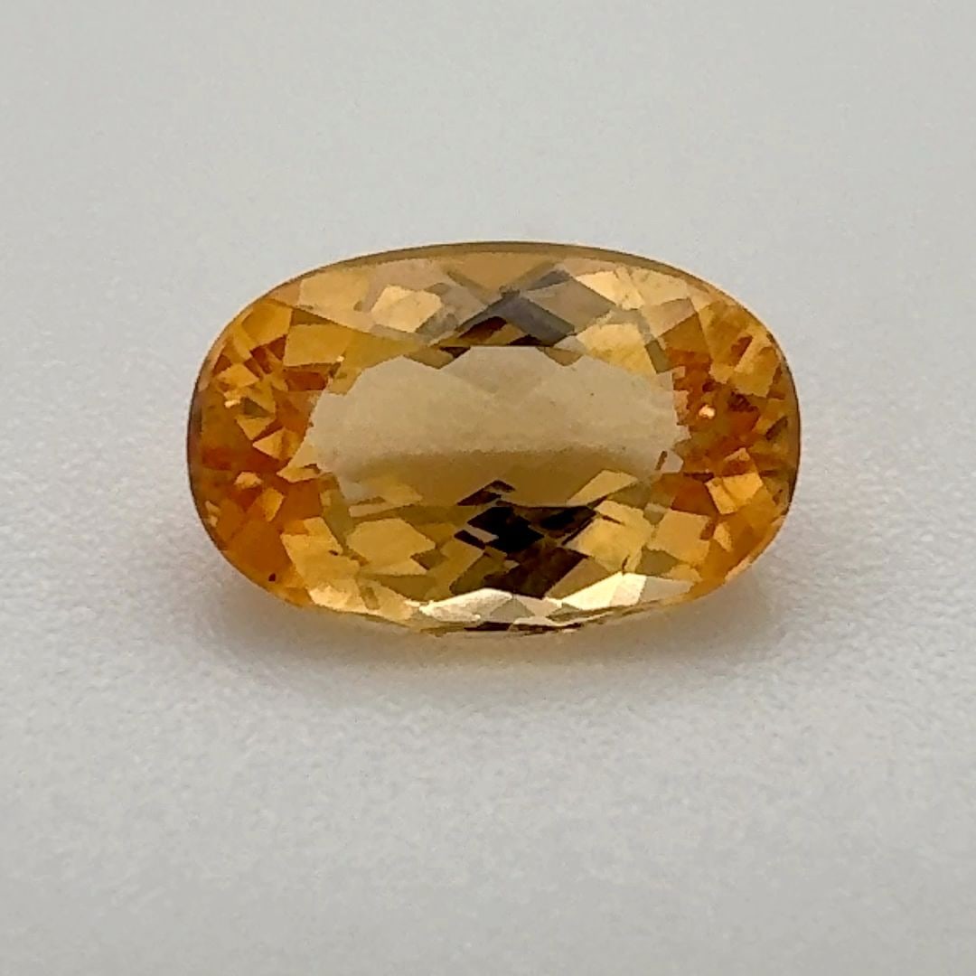 Loose Topaz Gemstone - Oval 1.37ct Orange SI (1 of 1)