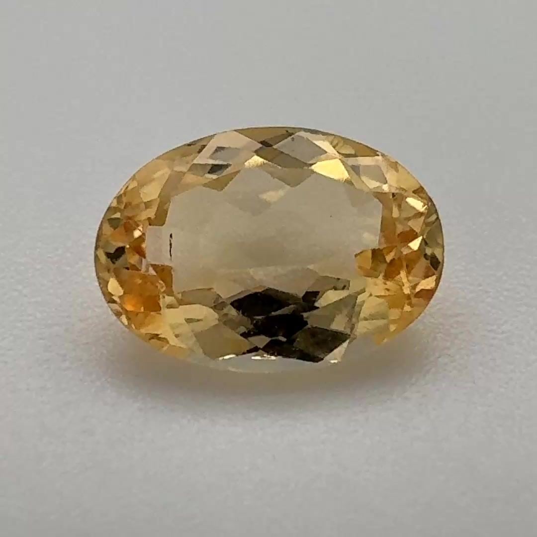 Loose Topaz Gemstone - Oval 1.865ct Orange SI (1 of 1)