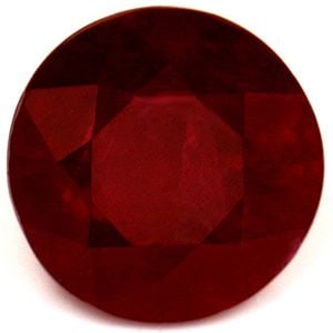 Loose Ruby Gemstone - GIA Round 1.26ct Red SI (1 of 1)