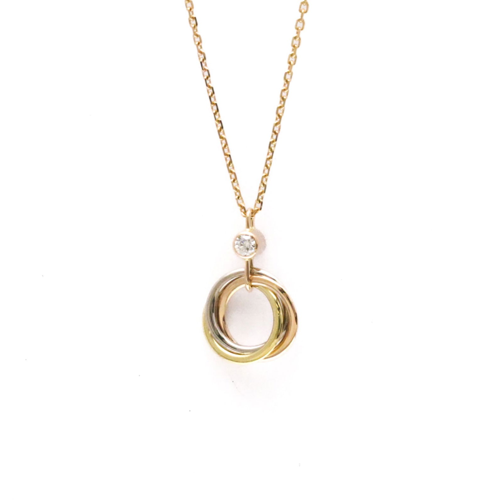 Women Fashion Pendant Necklace (Gold) - Cartier Baby Trinity 1P Diamond Necklace Yellow Gold (18K): Women Fashion Pendant Necklace (Gold) - Cartier Baby Trinity 1P Diamond Necklace Yellow Gold (18K) - Pink Gold (18K) - White Gold (18K) Diamond Men This listing features Women Fashion Pendant Necklace