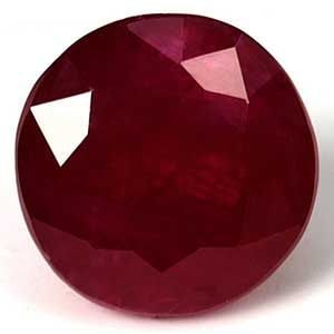 Loose Ruby Gemstone - GIA Round 1.16ct Red SI (1 of 1)