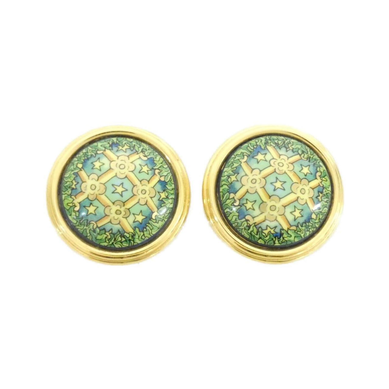Earrings Hermes Clip: Earrings Hermes Clip This listing features Earrings Hermes Clip. Item specifics are provided below. Item Specifics: Brand: Hermes Type: Clip Earrings Gender: Women Color: Gold, Green Condition: Used (