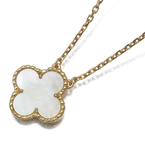 Yg Van Cleef & Arpels Necklace Mother Of Pearl Vintage Alhambra 18K: Yg Van Cleef & Arpels Necklace Mother Of Pearl Vintage Alhambra 18K This listing features Yg Van Cleef & Arpels Necklace Mother Of Pearl Vintage Alhambra 18K. Item specifics are provided below. Item S