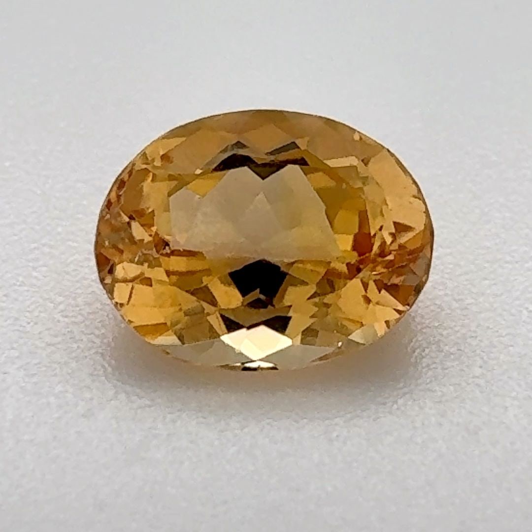 Loose Topaz Gemstone - Oval 1.32ct Orange EC (1 of 1)