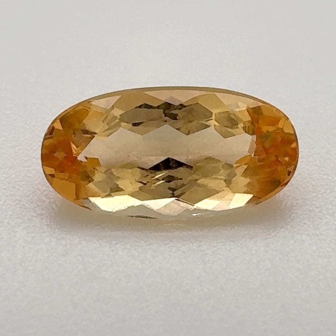 Loose Topaz Gemstone - Oval 1.445ct Orange EC (1 of 1)