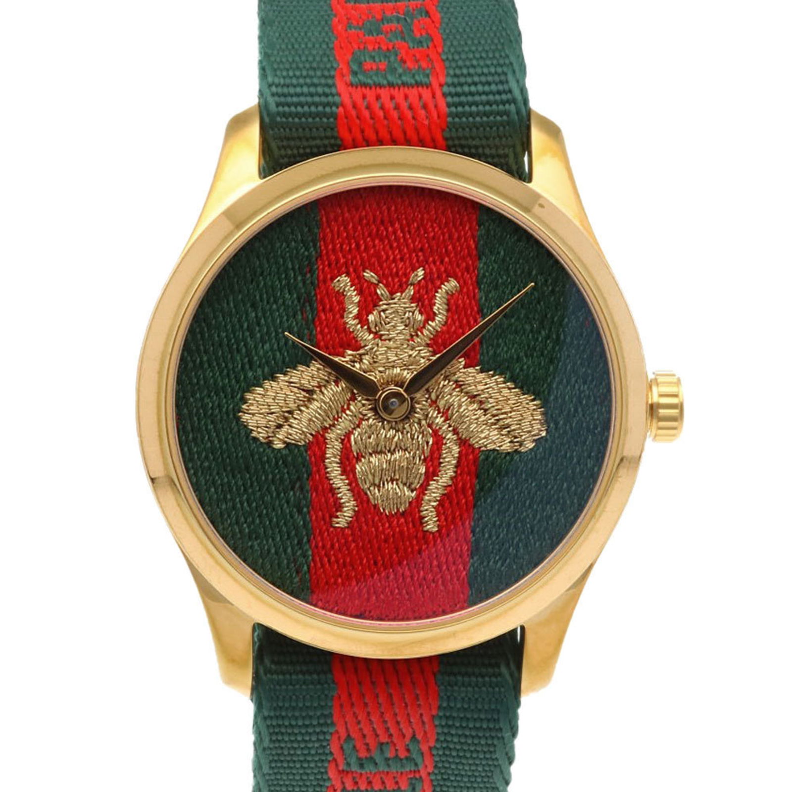 Pre-Owned - Gucci G-Timeless Watch - Stainless Steel - YA126487A (126.4) - Quartz - Men's: Pre-Owned - Gucci G-Timeless Watch - Stainless Steel - YA126487A (126.4) - Quartz - Men's This listing features Pre-Owned - Gucci G-Timeless Watch - Stainless Steel - YA126487A (126.4) - Quartz - Men'