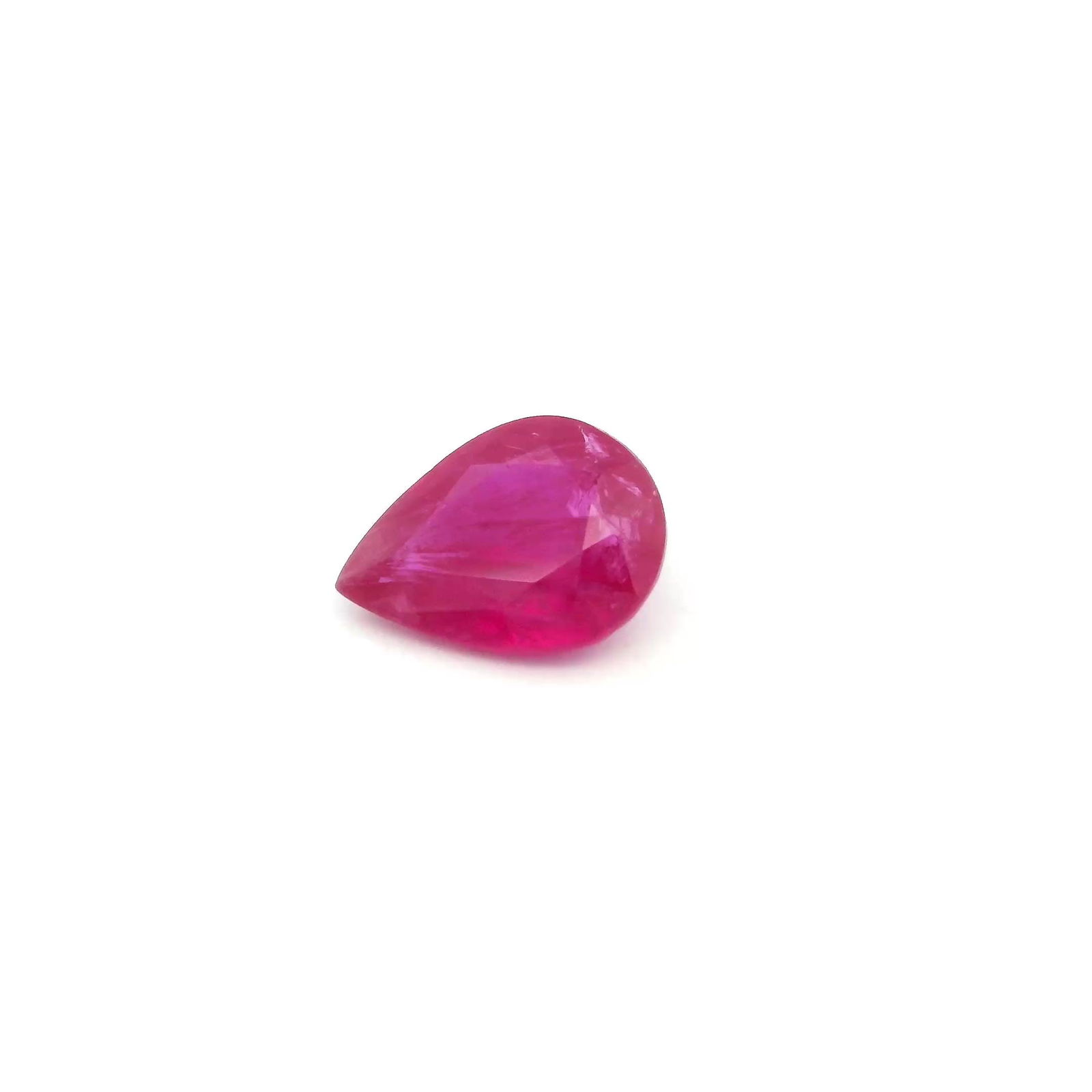 Loose Ruby Gemstone - GSI Pear 1.06ct Red MI: Loose Ruby Gemstone - GSI Pear 1.06ct Red MI This listing features Loose Ruby Gemstone - GSI Pear 1.06ct Red MI. Item specifics are provided below. Item Specifics: Type: Ruby Carat: 1.06 Cut: Faceted
