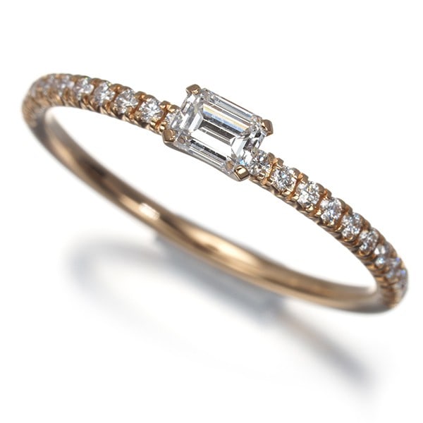 Rg Cartier Ring Diamond Solitaire Emerald Cut Eu52 18K: Rg Cartier Ring Diamond Solitaire Emerald Cut Eu52 18K This listing features Rg Cartier Ring Diamond Solitaire Emerald Cut Eu52 18K. Item specifics are provided below. Item Specifics: Brand: Cartier M