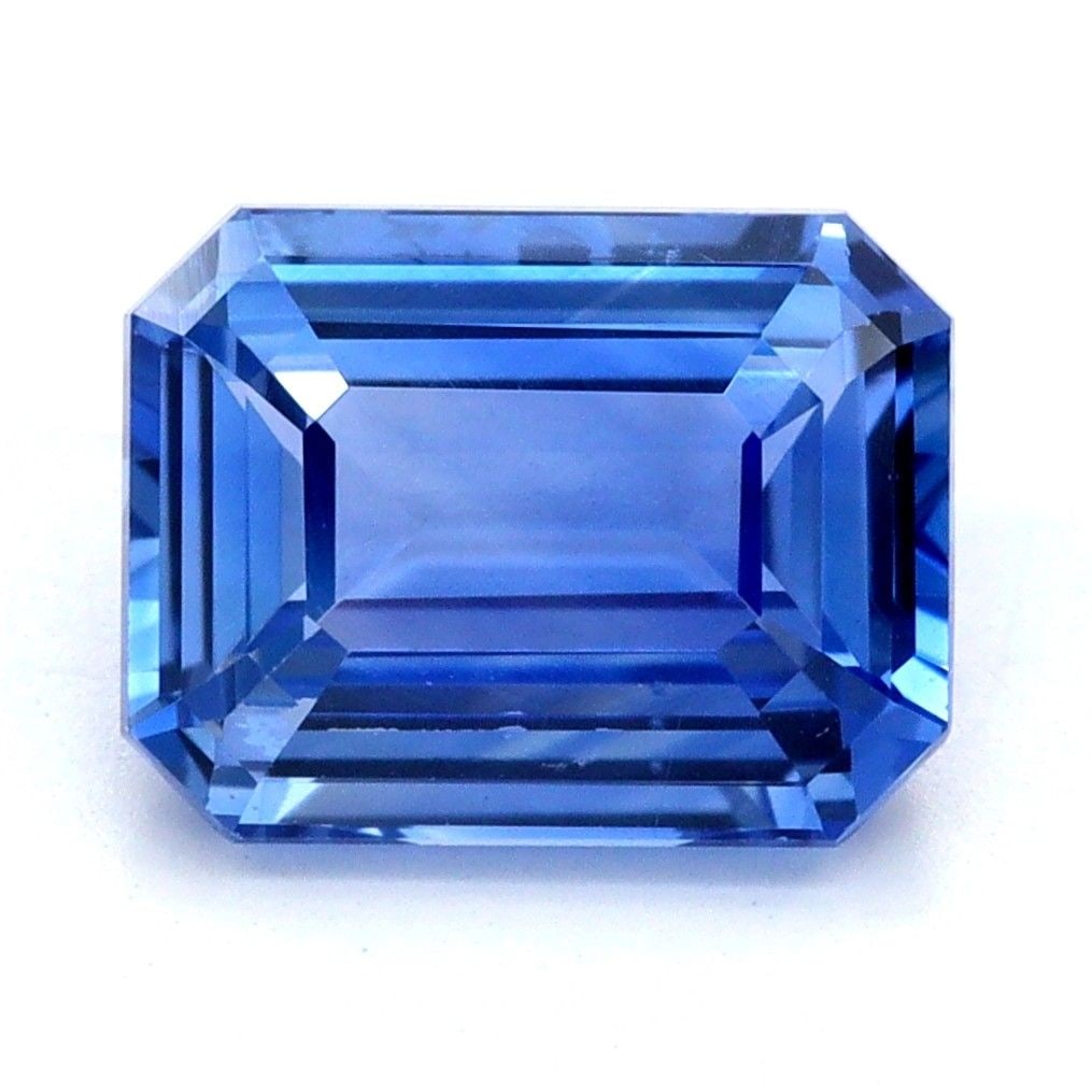 Loose Sapphire Gemstone - Emerald 2.01ct Blue EC (1 of 1)