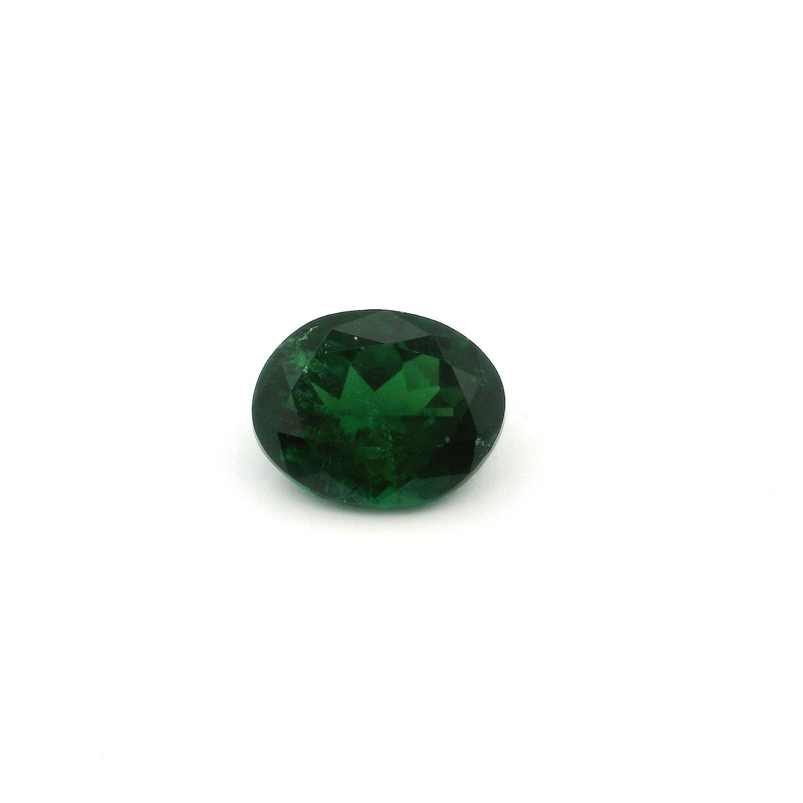 Loose Garnet Gemstone - Oval 1.66ct Green SI: Loose Garnet Gemstone - Oval 1.66ct Green SI This listing features Loose Garnet Gemstone - Oval 1.66ct Green SI. Item specifics are provided below. Item Specifics: Type: Garnet Carat: 1.66 Cut: Facete