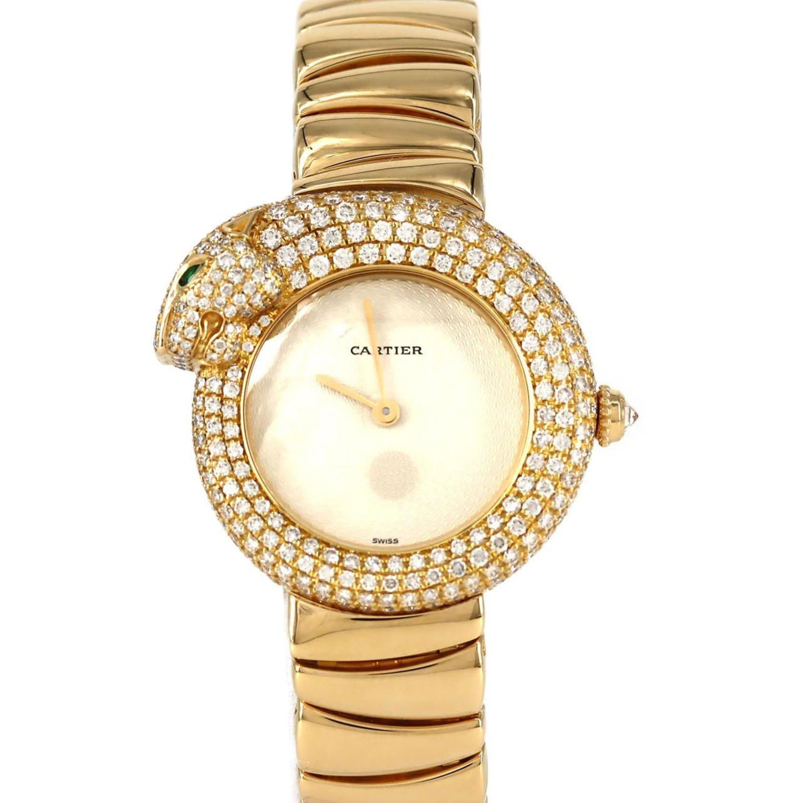 Wristwatch Cartier: Wristwatch Cartier This listing features Wristwatch Cartier. Item specifics are provided below. Item Specifics: Brand: Cartier Type: Wristwatch Gender: Women Material (Case): Yellow Gold Material (Ban