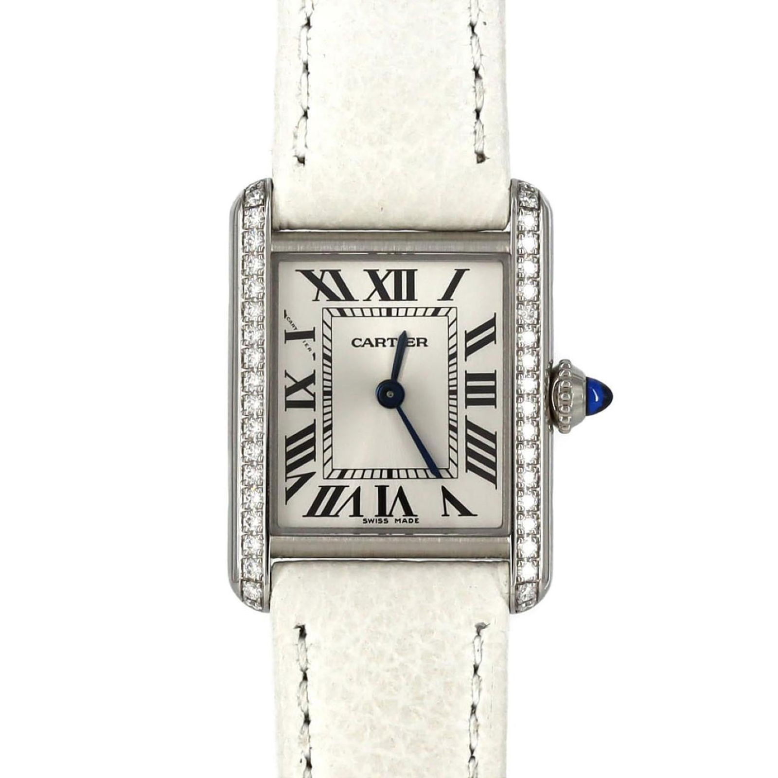 Wristwatch Cartier: Wristwatch Cartier This listing features Wristwatch Cartier. Item specifics are provided below. Item Specifics: Brand: Cartier Type: Wristwatch Gender: Women Material (Case): Stainless Steel Color (Di