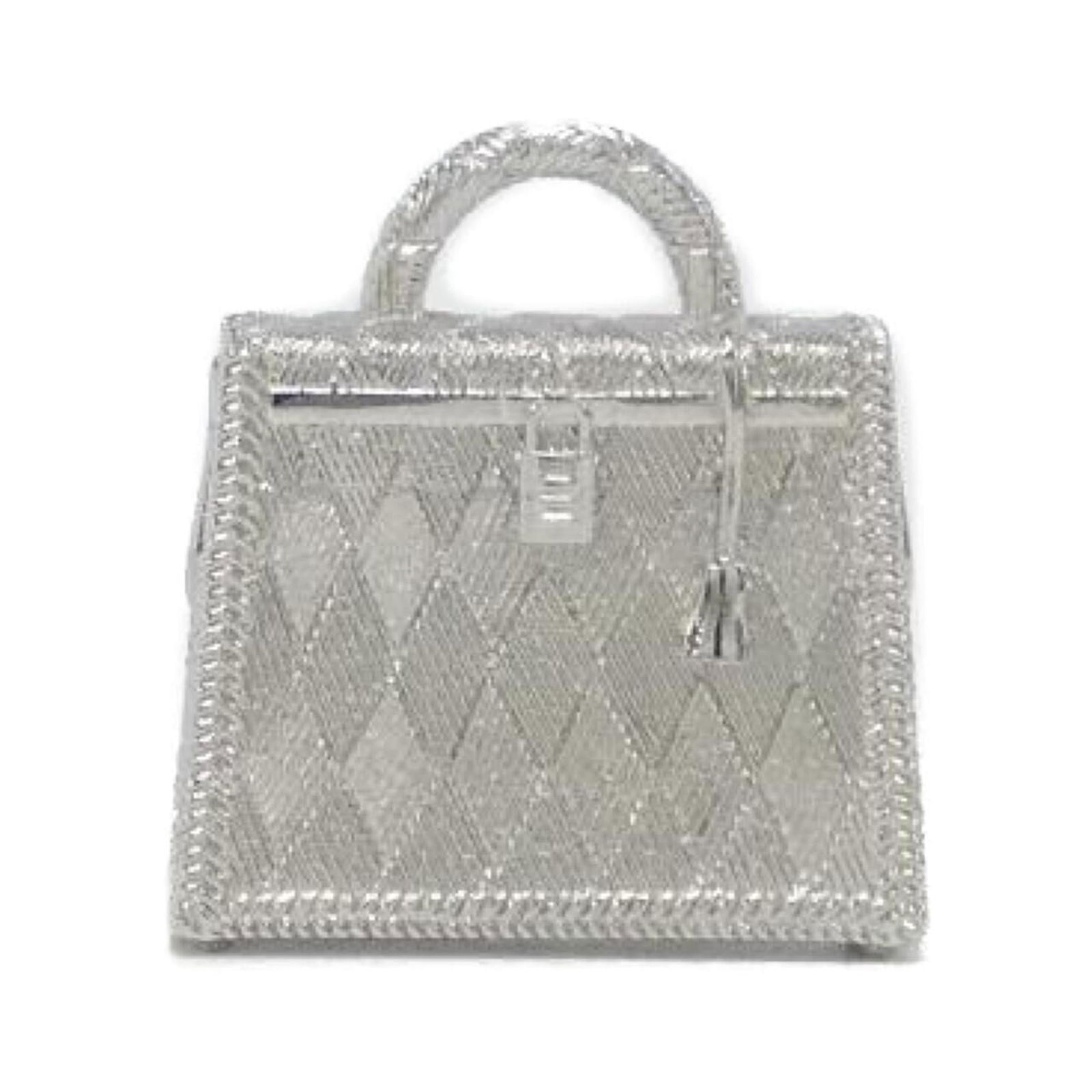 Charm Hermes Handbag: Charm Hermes Handbag This listing features Charm Hermes Handbag. Item specifics are provided below. Item Specifics: Brand: Hermes Type: Handbag Charm Gender: Men,Women,Unisex Color: Silver Size (Hxwxd