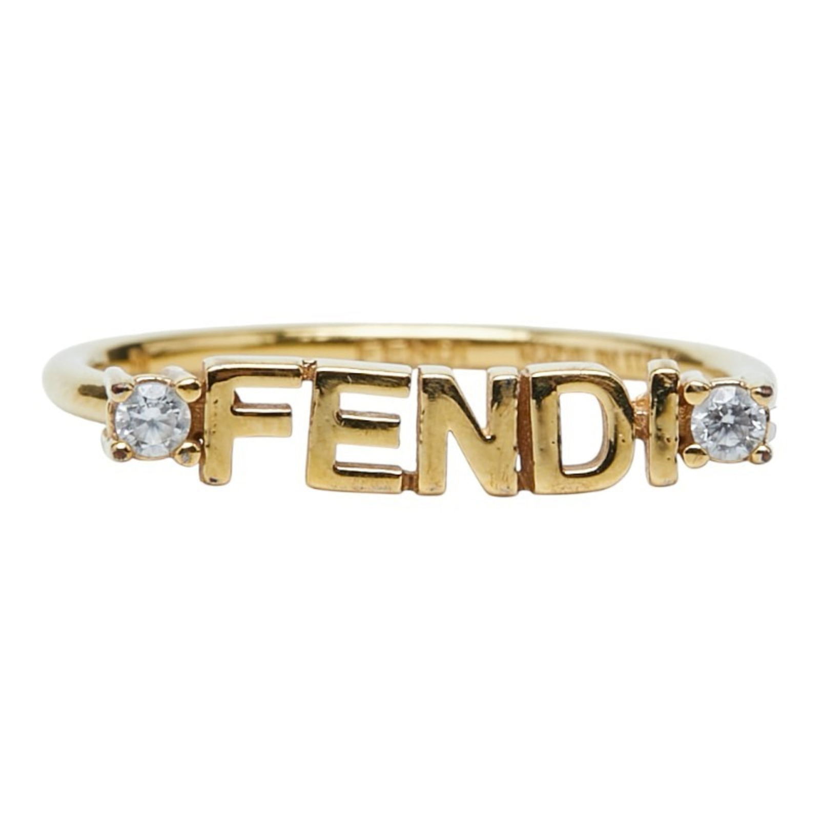 Ring Fendi Band: Ring Fendi Band This listing features Ring Fendi Band. Item specifics are provided below. Item Specifics: Brand: Fendi Type: Band Ring Gender: Women Color: Gold Stone: Crystal Us Size: 7 Condition: Us