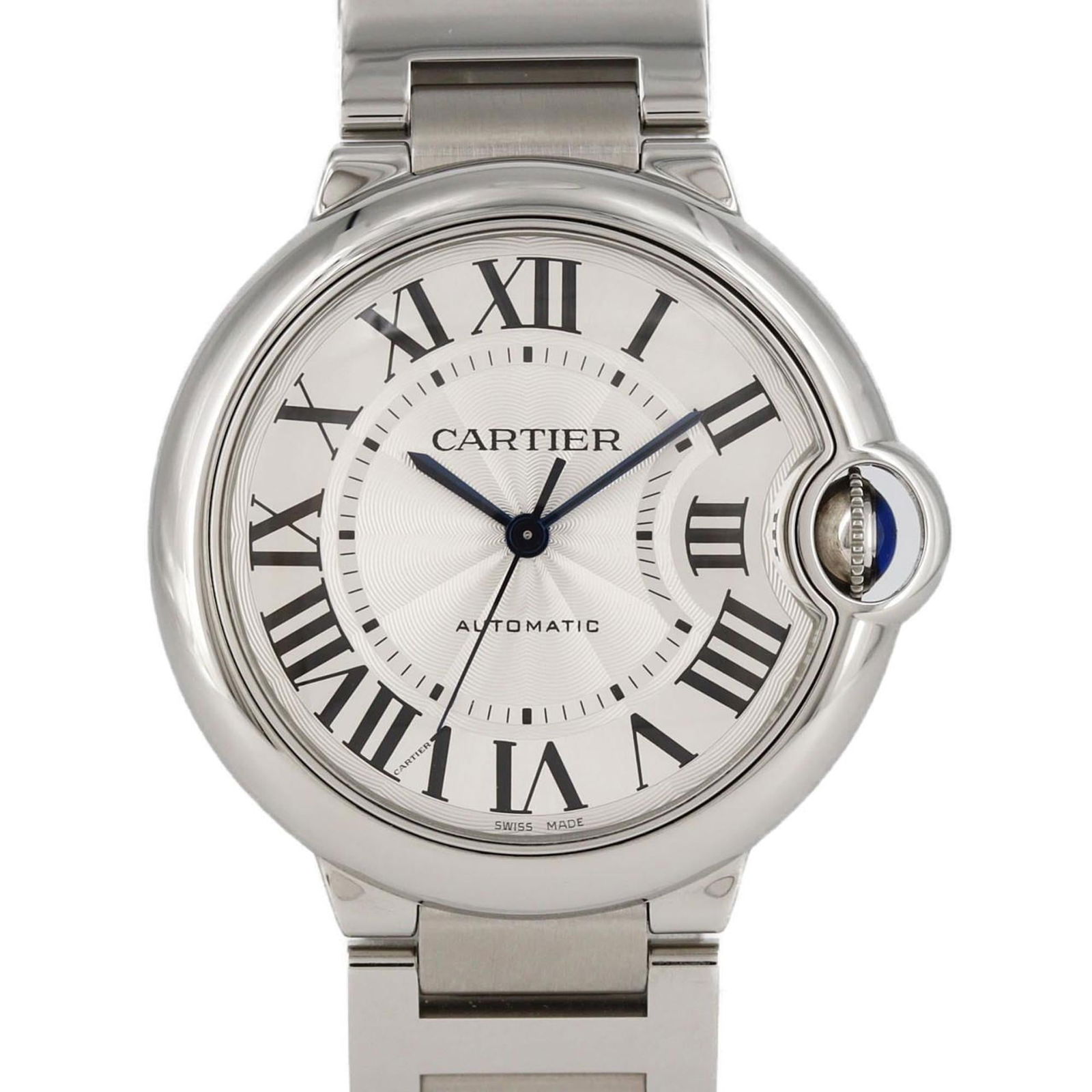 Wristwatch Cartier: Wristwatch Cartier This listing features Wristwatch Cartier. Item specifics are provided below. Item Specifics: Brand: Cartier Type: Wristwatch Gender: Men Material (Case): Stainless Steel Material (B