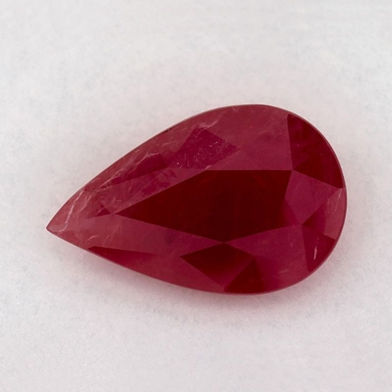 Loose Ruby Gemstone - Pear 1.98ct Red SI: Loose Ruby Gemstone - Pear 1.98ct Red SI This listing features Loose Ruby Gemstone - Pear 1.98ct Red SI. Item specifics are provided below. Item Specifics: Type: Ruby Carat: 1.98 Cut: Faceted Color: R