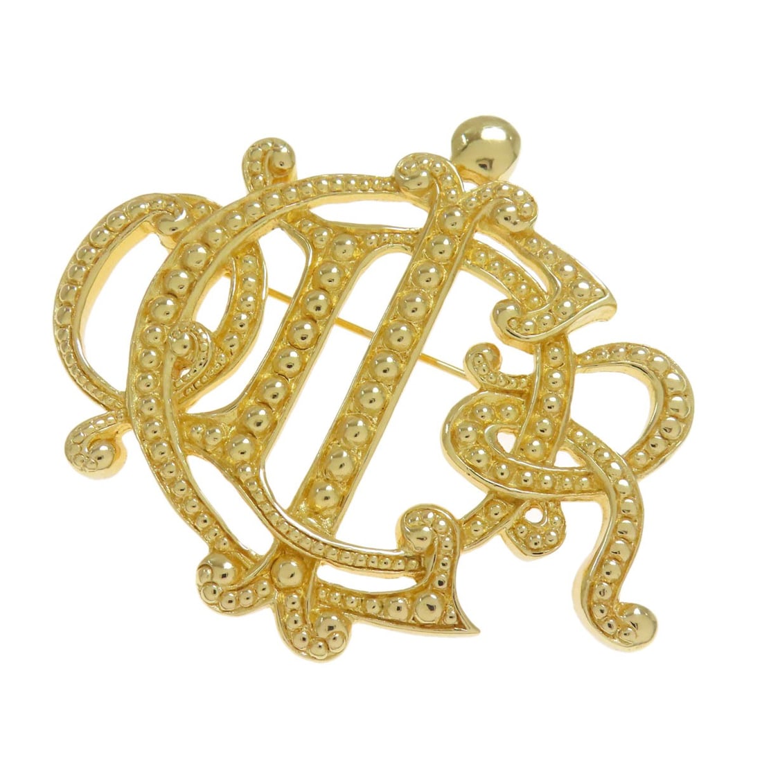 Metal CHRISTIAN DIOR logo Brooch (1 of 6)
