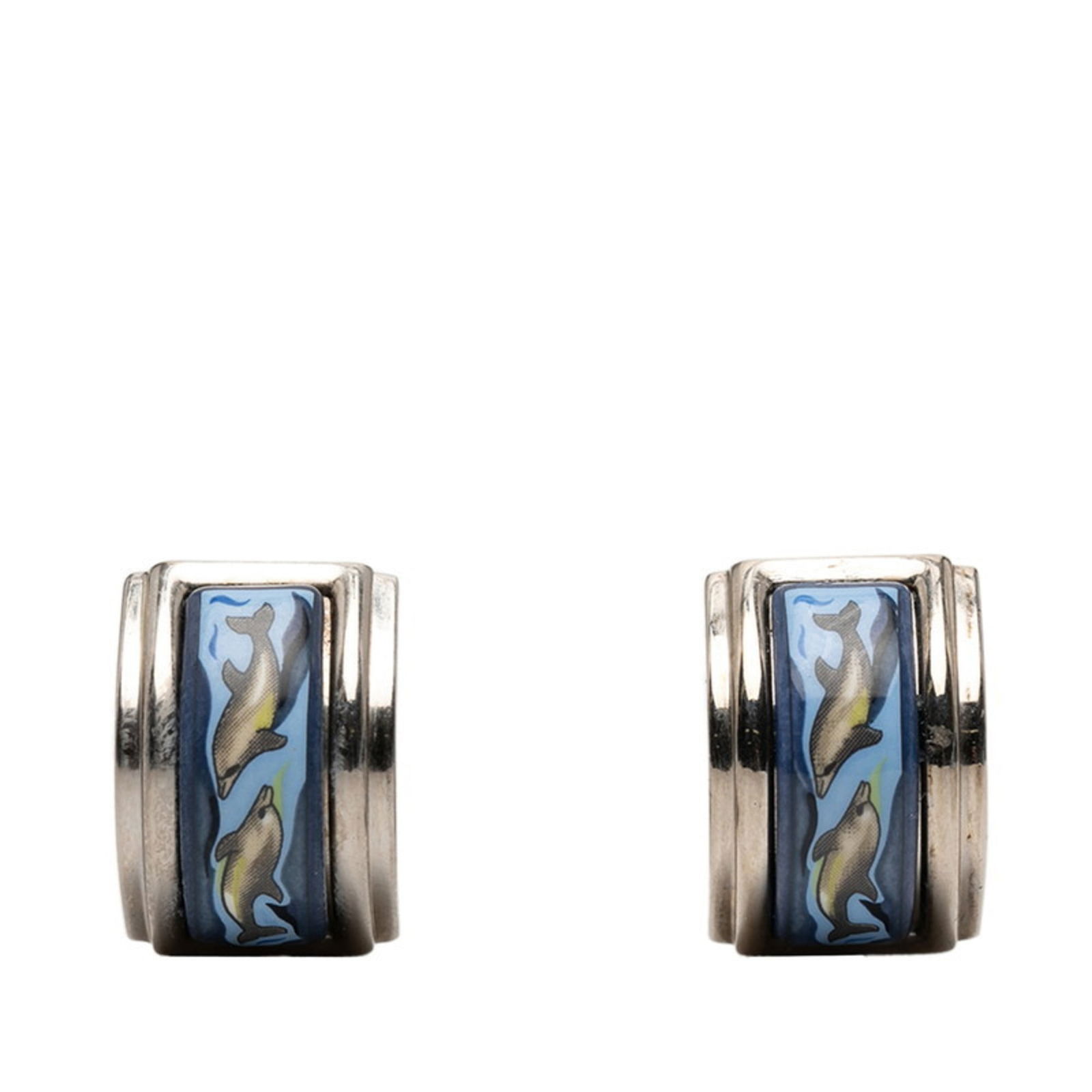 Metal - Hermes Clip Earrings Cloisonn/ Enamel: Metal - Hermes Clip Earrings Cloisonn/ Enamel This listing features Metal - Hermes Clip Earrings Cloisonn/ Enamel. Item specifics are provided below. Item Specifics: Brand: Hermes Type: Clip Earrings