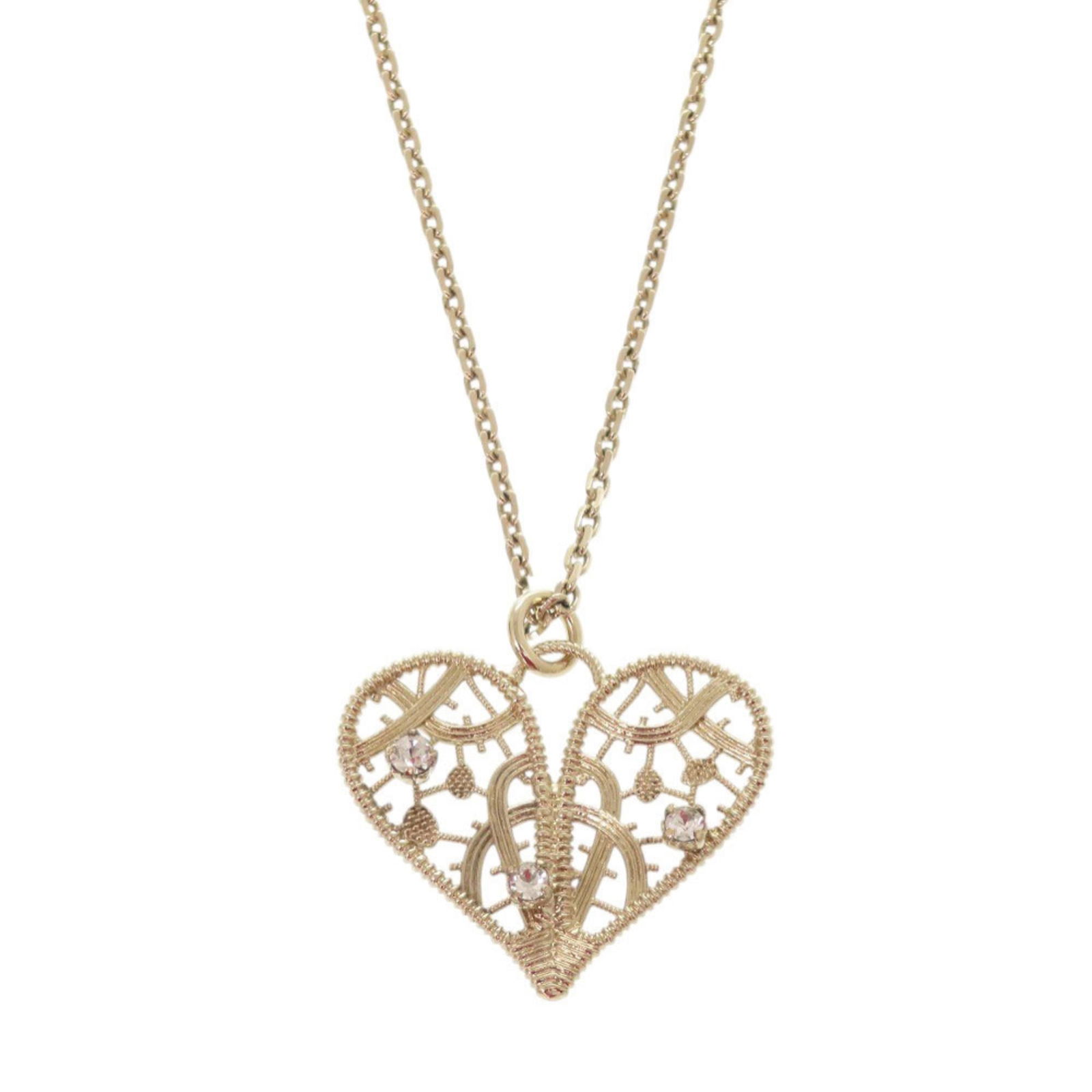 0560 Excellent condition Salvatore Ferragamo heart metal gold necklace: 0560 Excellent condition Salvatore Ferragamo heart metal gold necklace This listing features 0560 Excellent condition Salvatore Ferragamo heart metal gold necklace. Item specifics are provided below.