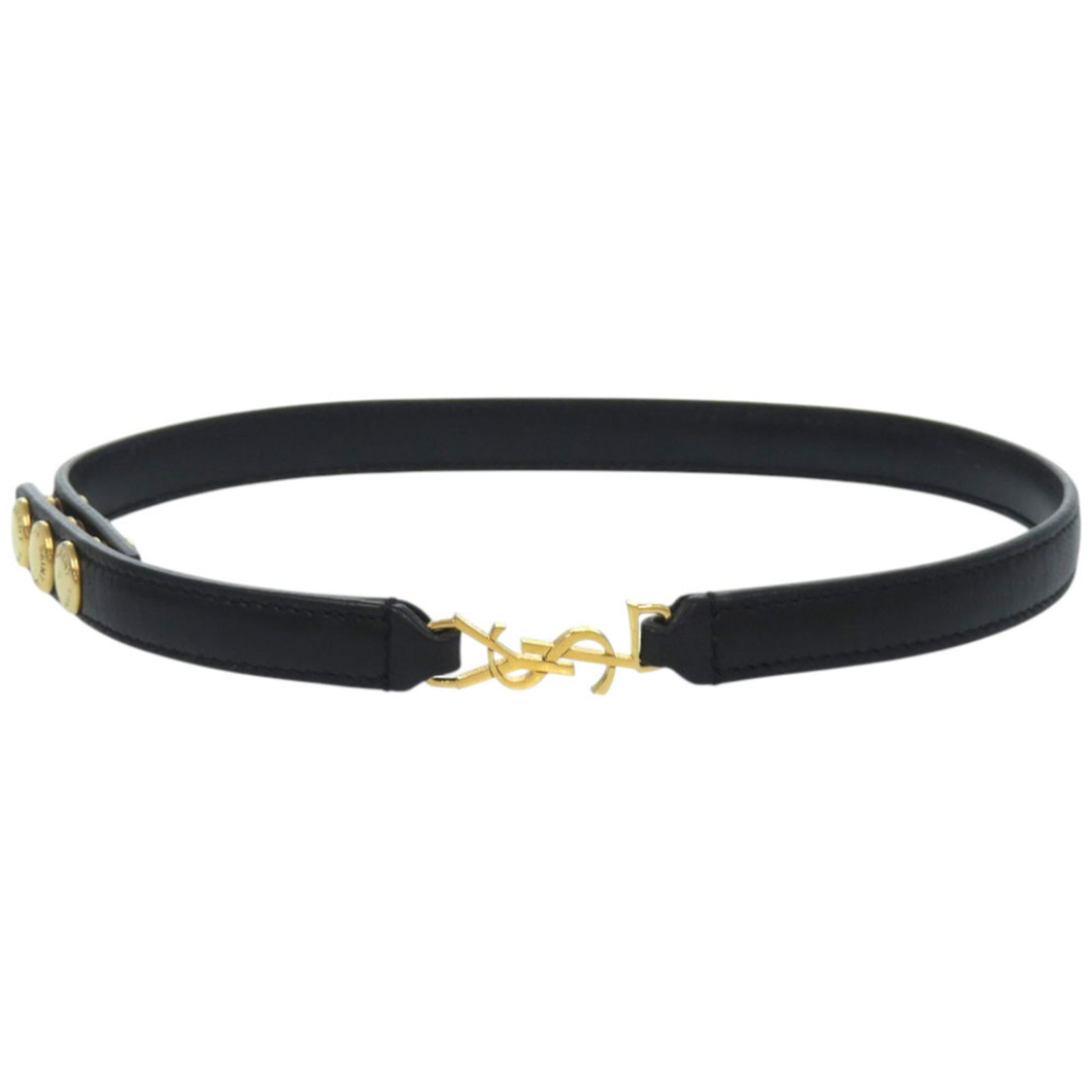 0675 - Excellent condition Yves Saint Laurent 2-way double wrap bracelet with YSL logo - metal and: 0675 - Excellent condition Yves Saint Laurent 2-way double wrap bracelet with YSL logo - metal and leather - black choker This listing features 0675 - Excellent condition Yves Saint Laurent 2-way doub