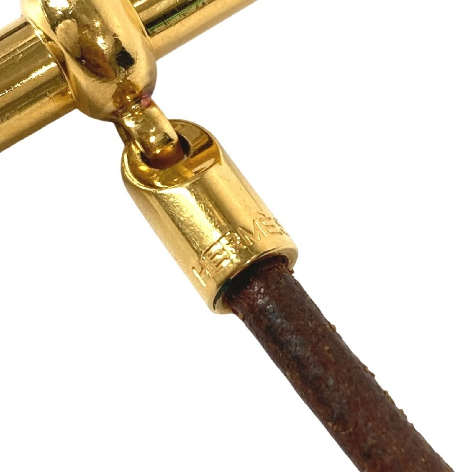 Leather Hermes Bangle - 5