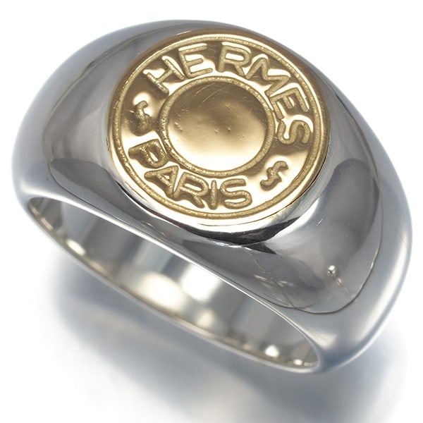 925 Hermes Ring Clou De Selle Us5.75-6 18K Yg/ Silver: 925 Hermes Ring Clou De Selle Us5.75-6 18K Yg/ Silver This listing features 925 Hermes Ring Clou De Selle Us5.75-6 18K Yg/ Silver. Item specifics are provided below. Item Specifics: Country Of